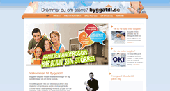 Desktop Screenshot of byggatill.se